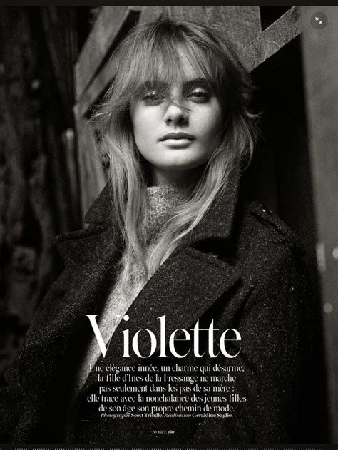 Violette D’Urso by Scott Trindle for Vogue Paris .